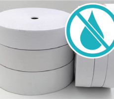 Elástico Anti-Cloro Ofrecemos elásticos CROCHET con nuestro exclusivo proceso de revestimiento anticloro. Nuestros elásticos para trajes de baño son resistentes al agua salada, al cloro, rayos UV y al aceite bronceador. La resistencia a la temperatura puede no parecer una consideración importante, pero un viaje a una bañera de hidromasaje o sauna demostrará su importancia. El uso de nuestros elásticos fabricados con caucho recubierto con pelicula anticloro evitará que su traje de baño envejezca rápidamente.